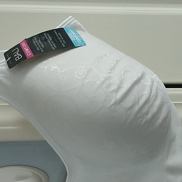 Bali Comfort No Slip Straps White Bra 3XL - Picture 2 of 10